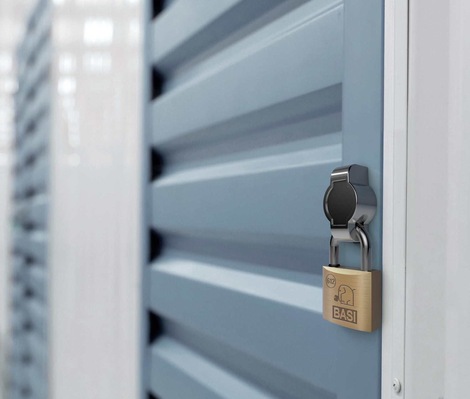 BASI 9000-1361 Drehriegelschloss HS 361 für Vorhängeschlösser Diebstahlschutz