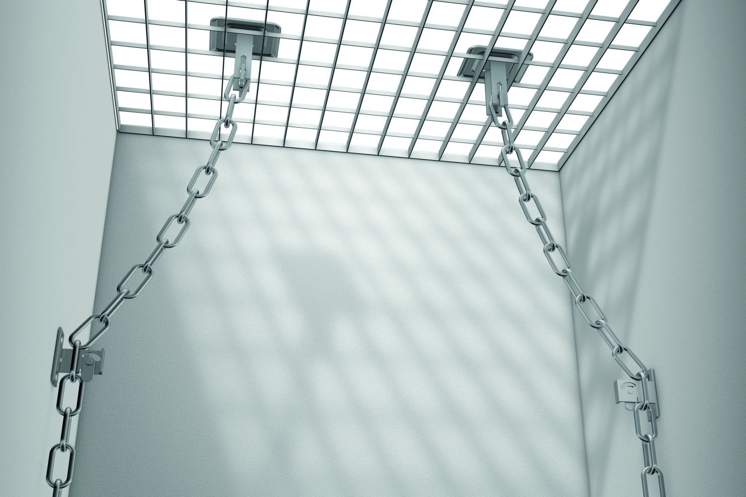 BASI GS 70 Gitterrostsicherung für Kellerschacht Länge Kette 565mm