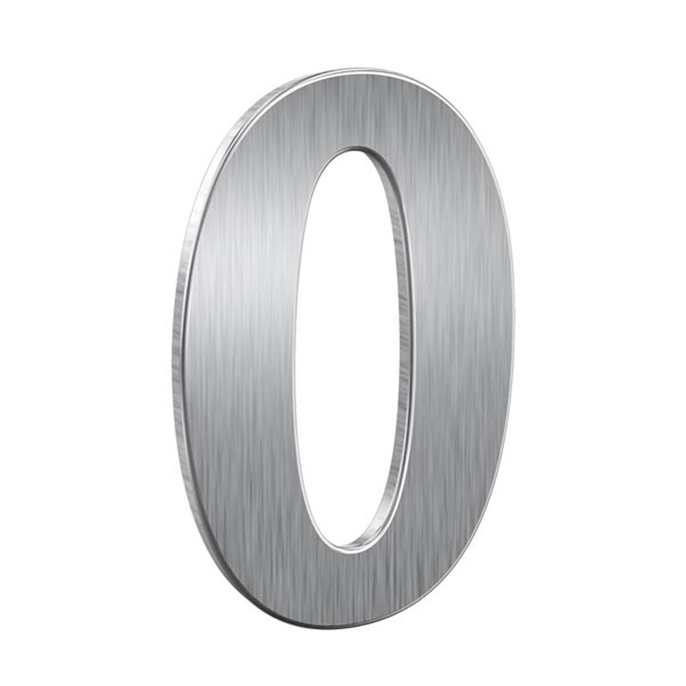 BASI 7300-0000 HN 150-0 Hausnummer 0 Edelstahl Haus Nummer Null