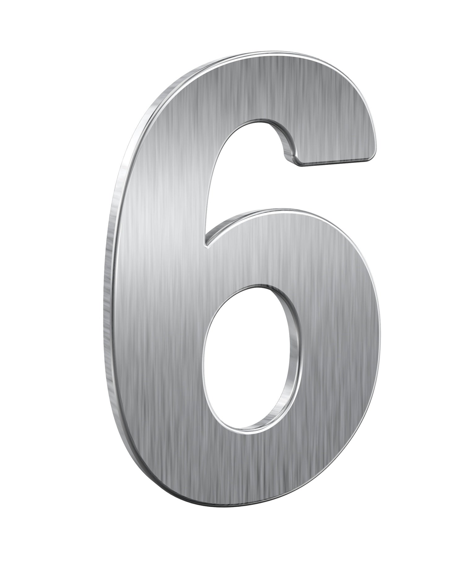 BASI 7300-0006 HN 150-6/9 Hausnummer 6 / 9 Edelstahl Haus Nummer Sechs Neun