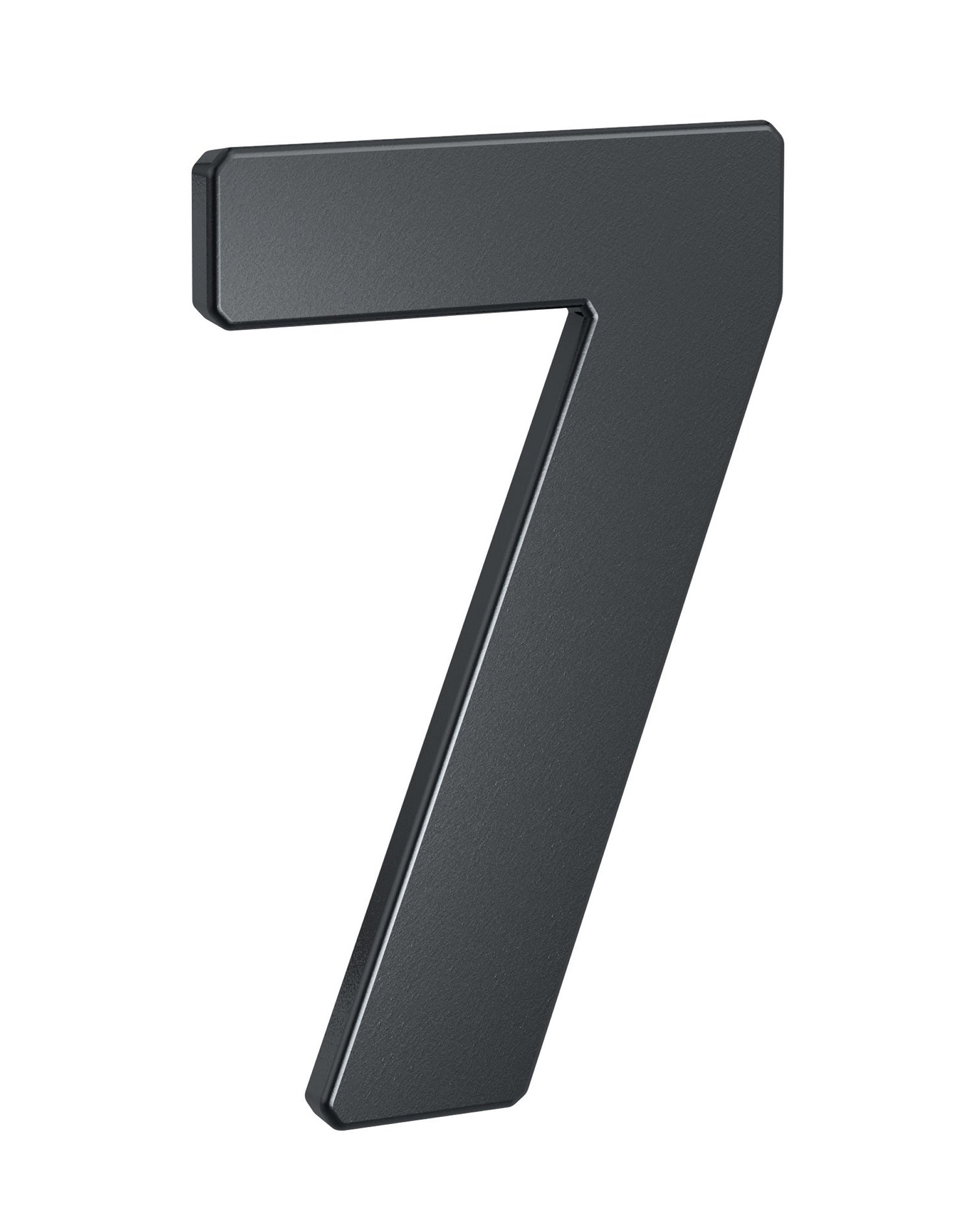 BASI 7300-1007 HN 150-7 Hausnummer 7 Stahl Farbe Anthrazit Haus Nummer Sieben