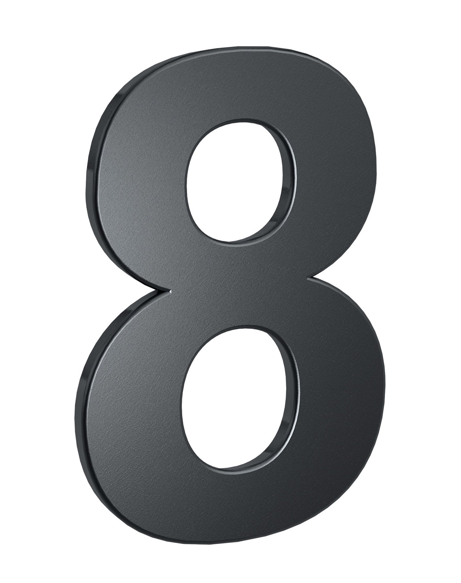 BASI 7300-1008 HN 150-8 Hausnummer 8 Stahl Farbe Anthrazit Haus Nummer Acht