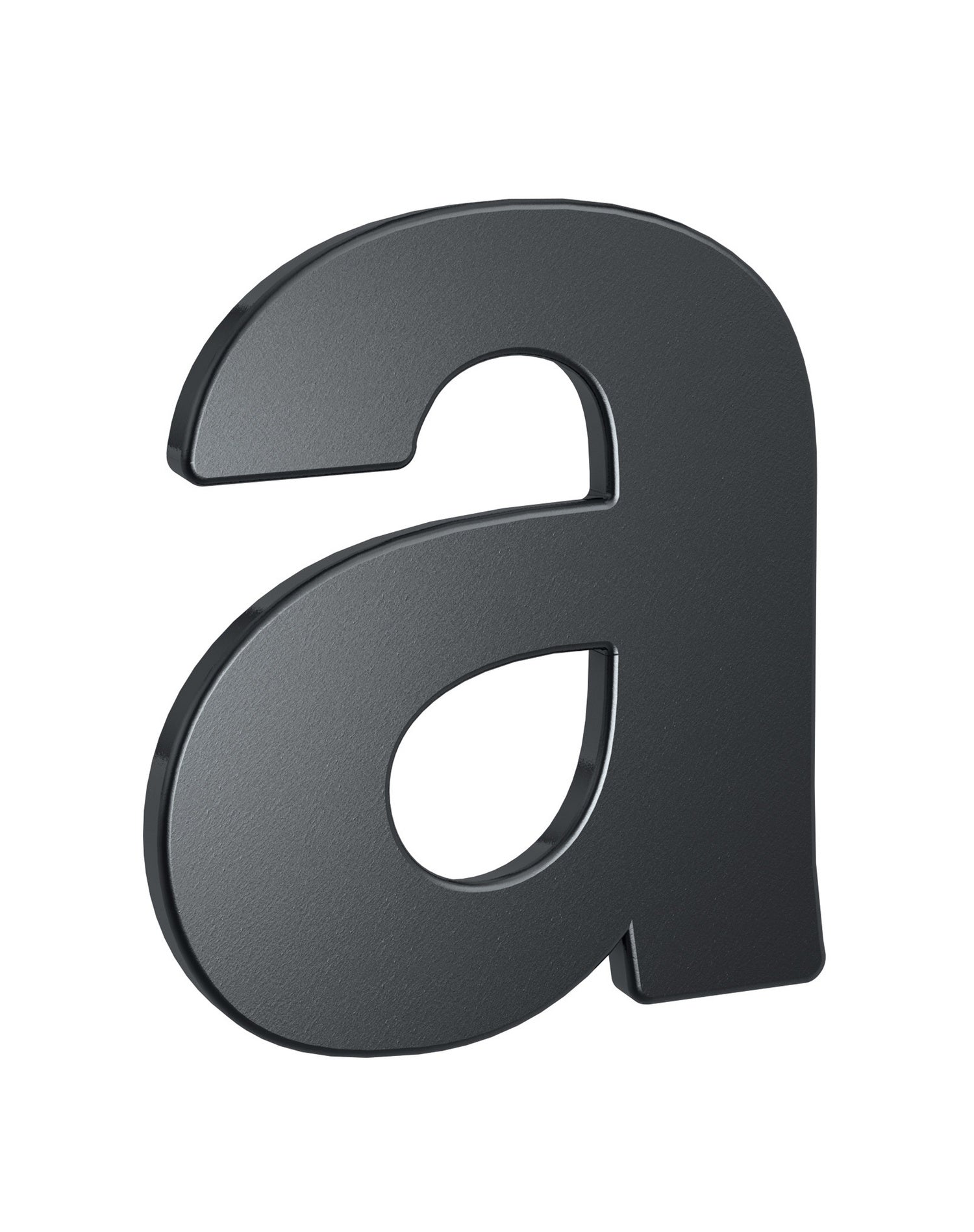 BASI 7300-1012 HN 150-a Hausnummer a Stahl Anthrazit Haus Nummer Buchstabe