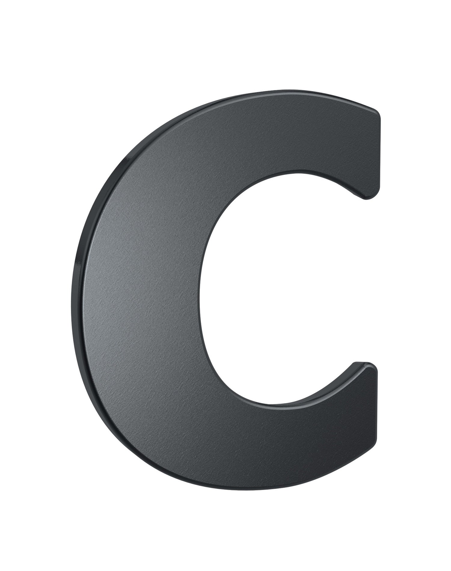 BASI 7300-1014 HN 150-c Hausnummer c Stahl Anthrazit Haus Nummer Buchstabe