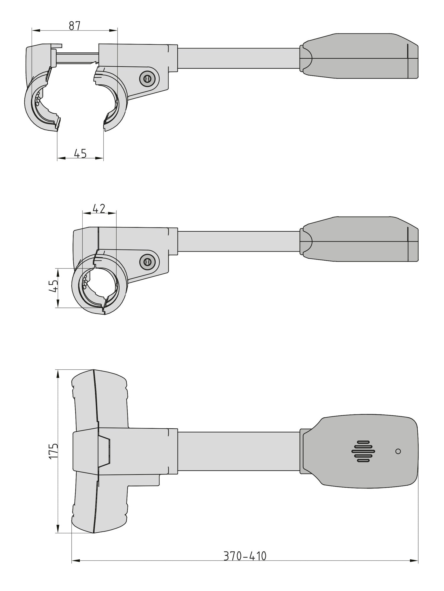 Basi 0004-0102 KFZ 102 Lenkradsperre Lenkradkralle Alarmfunktion Fernbedienung