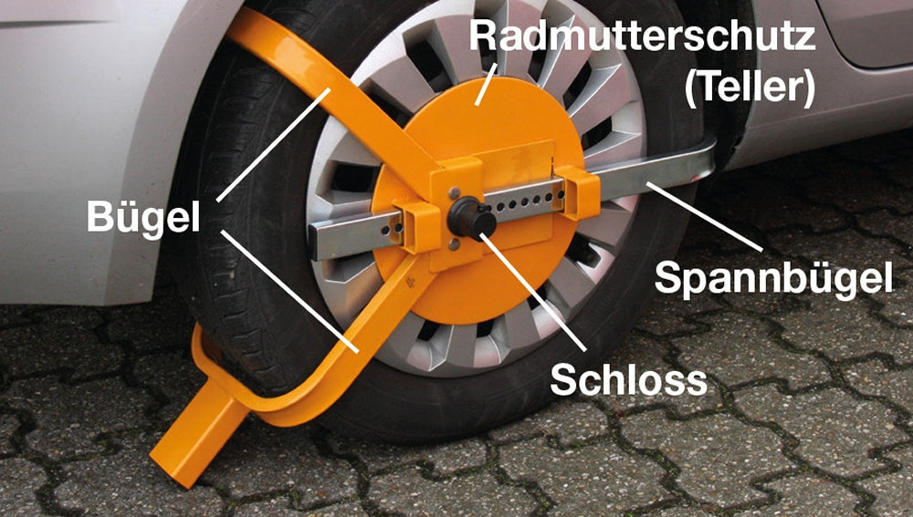 Basi 0004-0111 KFZ 111 Radkralle Diebstahlsicherung Felgenmutternschutz