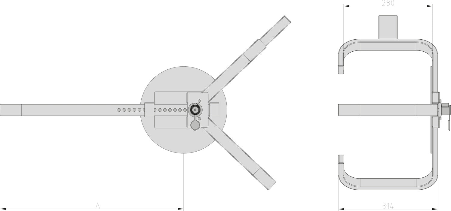 Basi 0004-0111 KFZ 111 Radkralle Diebstahlsicherung Felgenmutternschutz