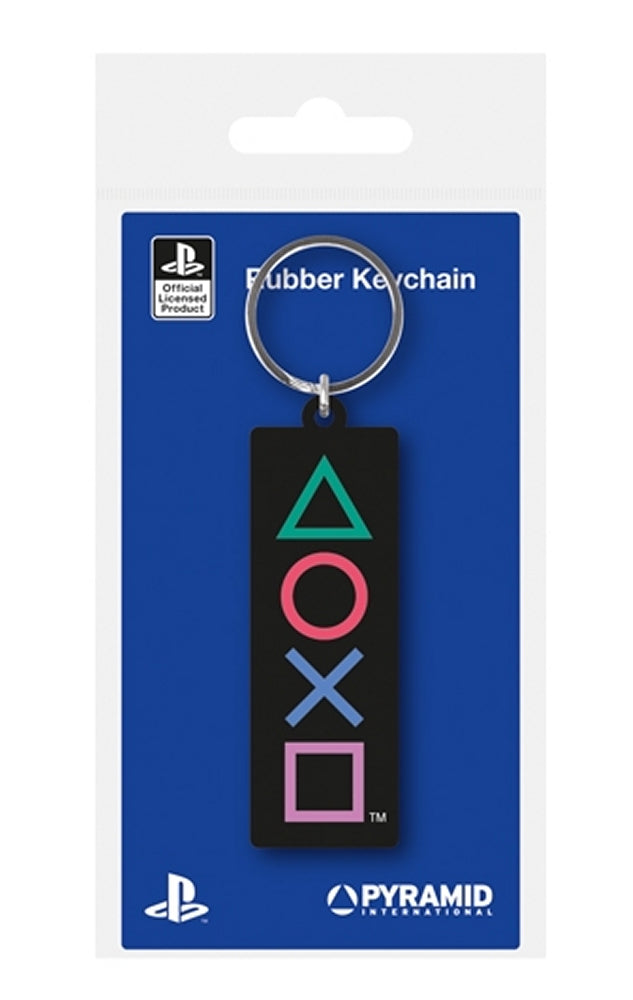 BASI RK39161C Rubber Schlüsselanhänger 3D Motiv Playstation Keychain Lizenzprodukt