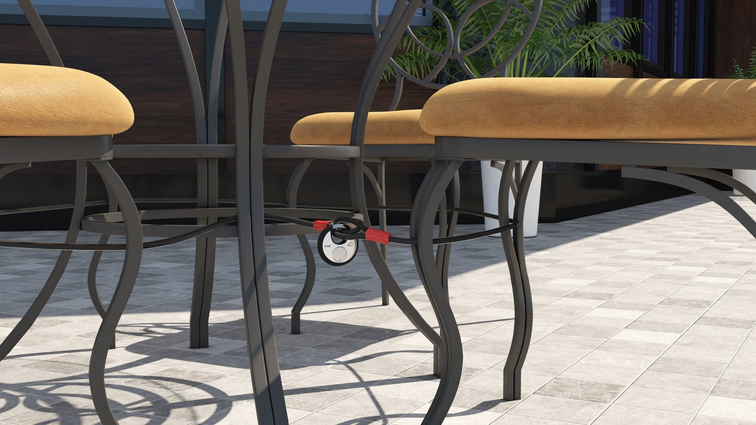 BASI 6990-0500 SKA 500 Schlaufenkabel 10 x 5000mm Gartenmöbel Terrassenmöbel Sichern