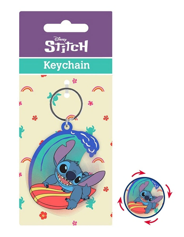 BASI SK2404294 Spinner Schlüsselanhänger 3D Motiv Stitch Keychain Lizenzprodukt