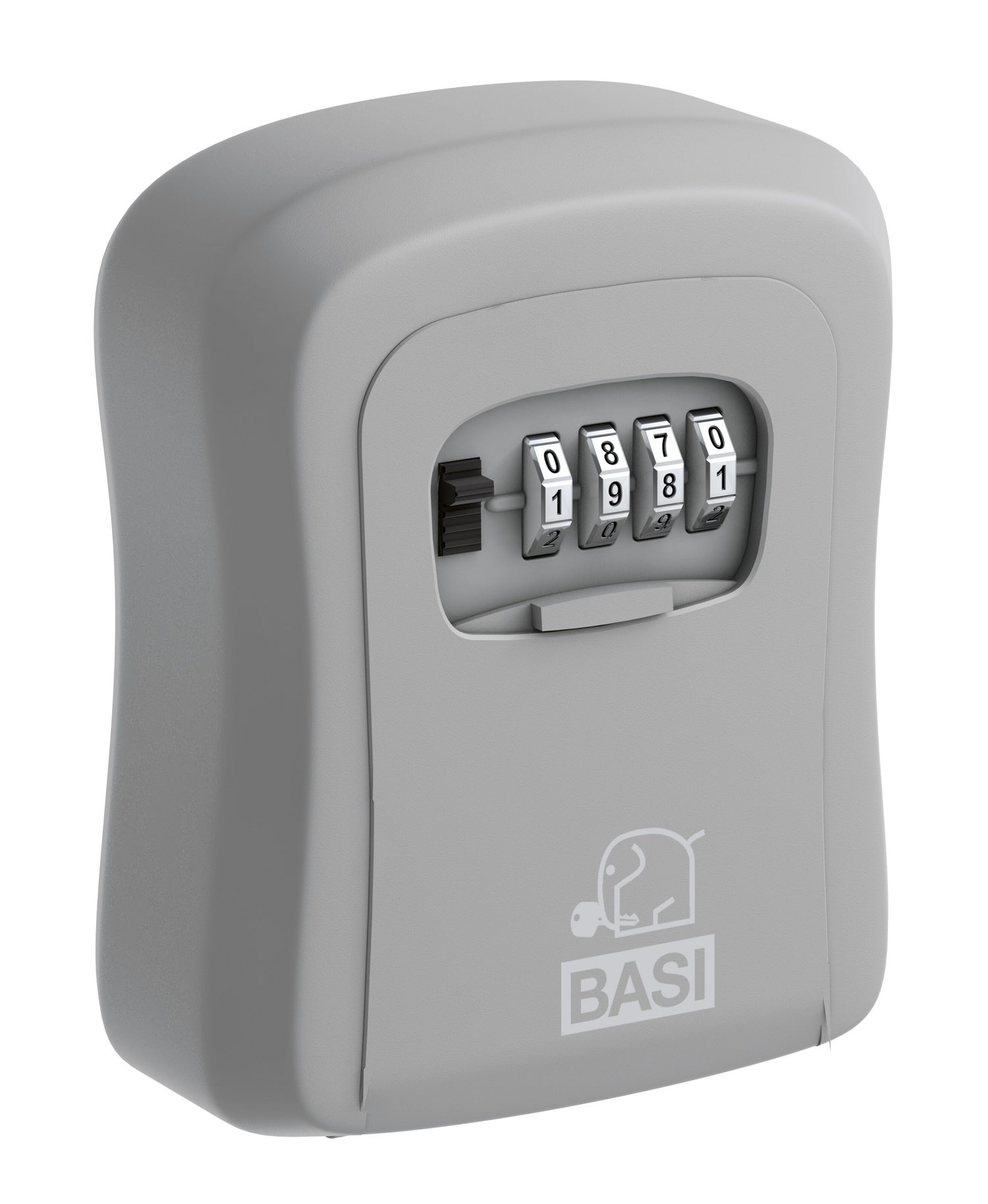 BASI 2101-0000-1200 Schlüsselsafe SSZ 200 Grau mit Zahlenschloss