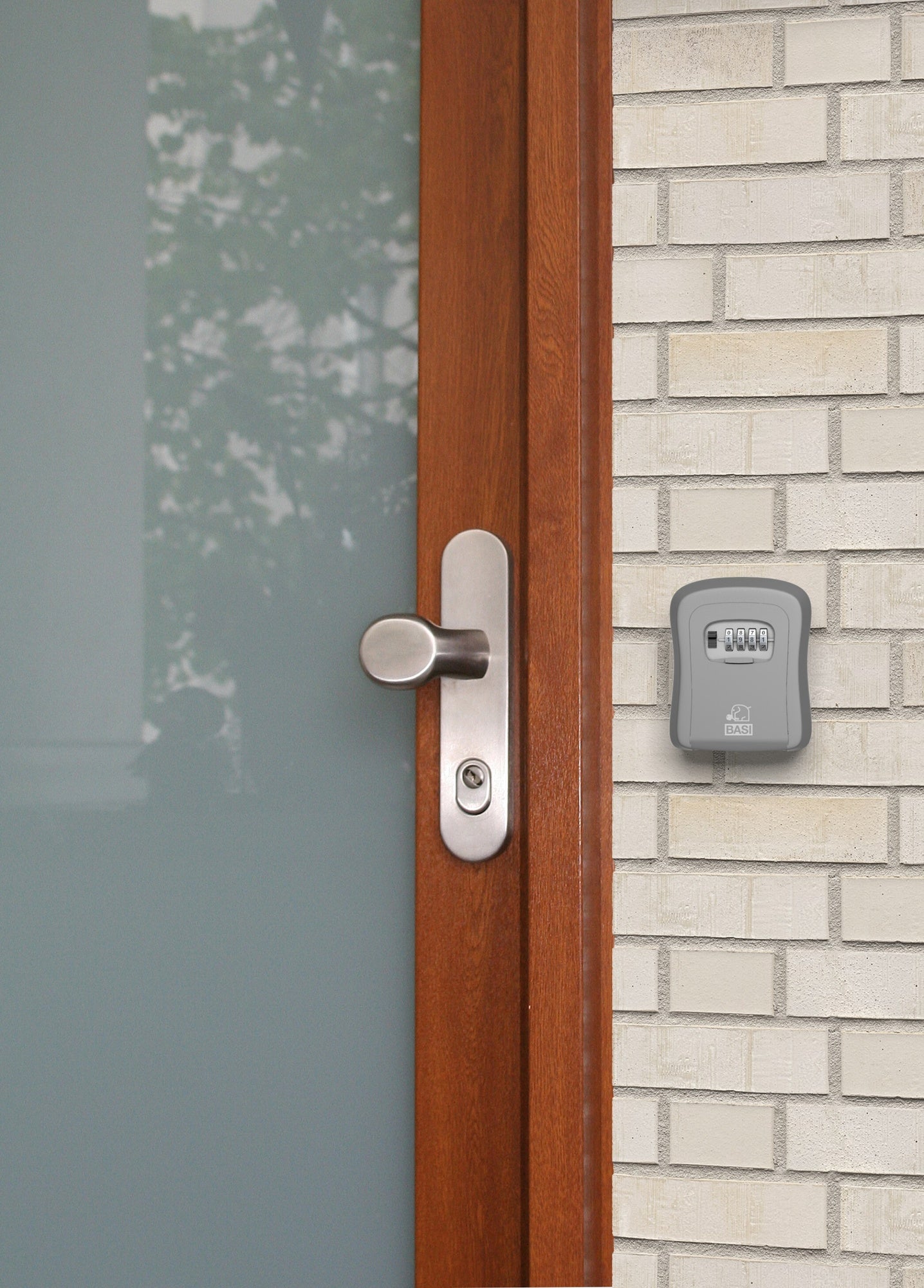 BASI 2101-0000-1100 Schlüsselsafe SSZ 200 Schwarz mit Zahlenschloss