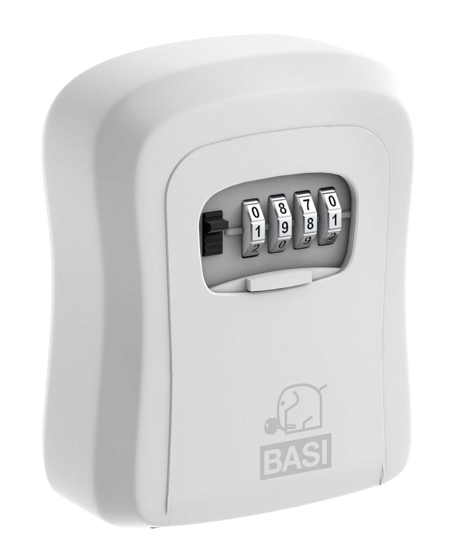 BASI 2101-0000-1000 Schlüsselsafe SSZ 200 Weiß mit Zahlenschloss
