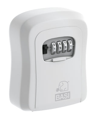BASI 2101-0000-1000 Schlüsselsafe SSZ 200 Weiß mit Zahlenschloss
