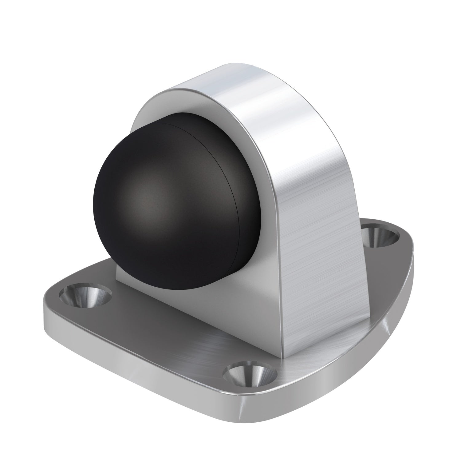 BASI 7704-0022 TS 22 Boden Türstopper Türfeststeller Edelstahloptik