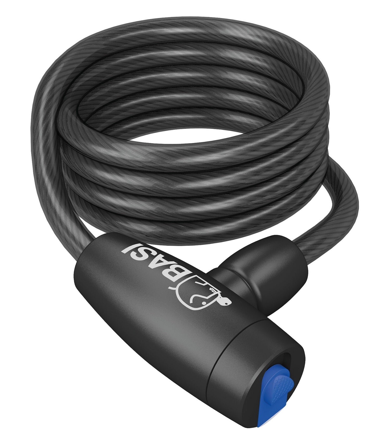 BASI 6990-0302 ZR 302 Fahrrad Spiralkabel 2 Schlüssel 8 x 1800mm Fahrradschloss