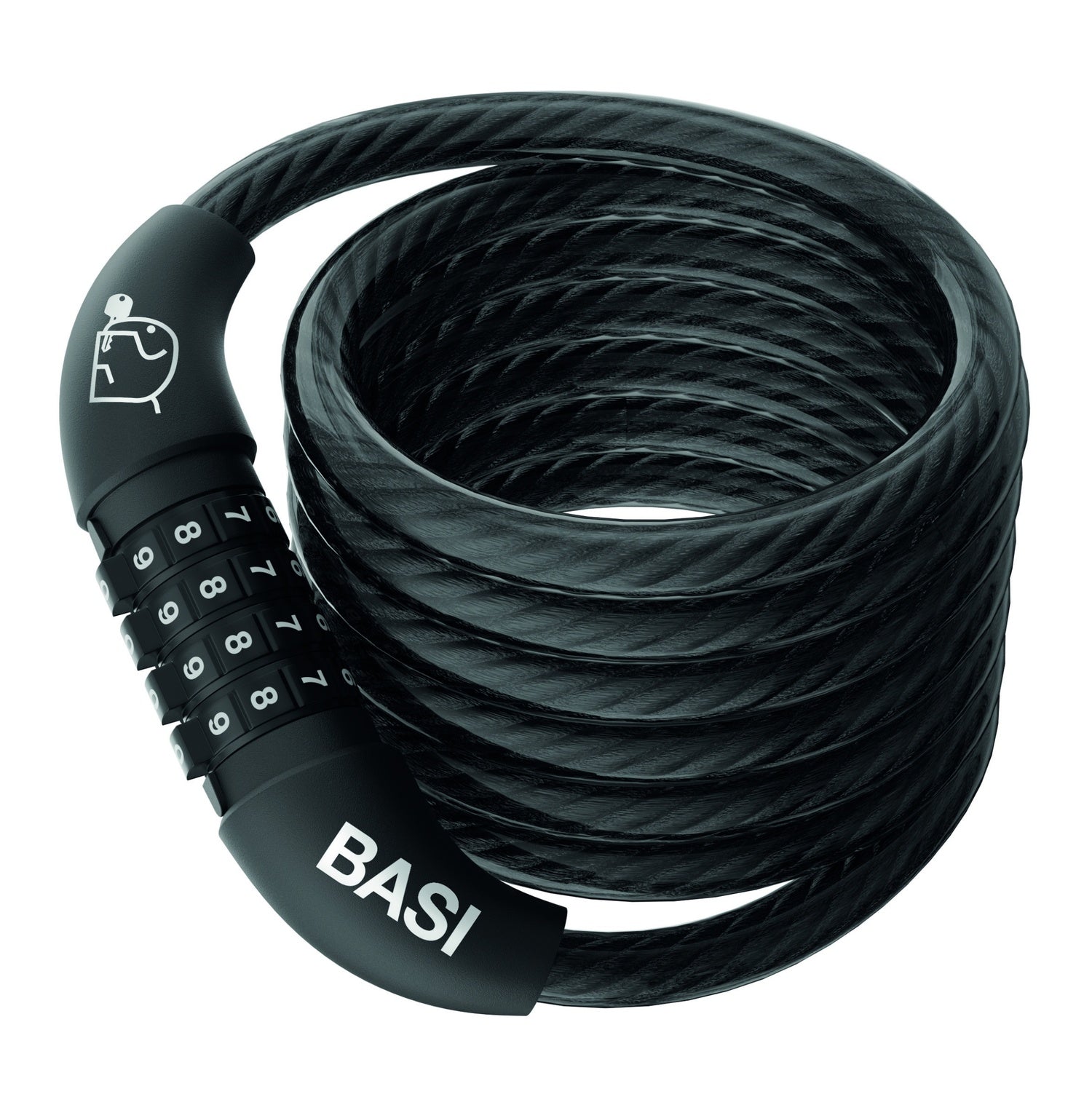 BASI 6990-0303 ZR 303 Fahrrad Spiralkabel Zahlenschloss 8 x 1800mm Fahrradschloss