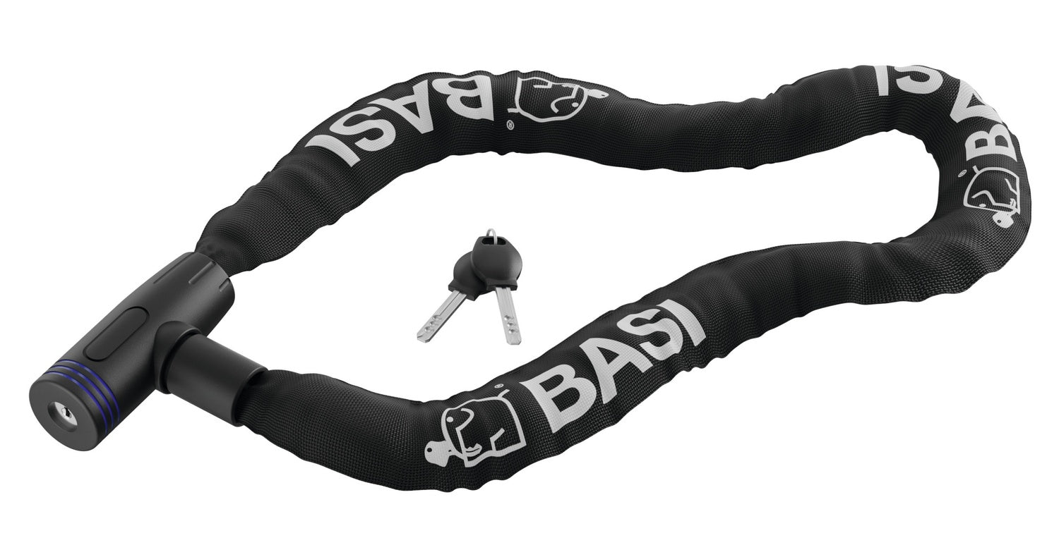 BASI 6990-0304 ZR 304 Zweirad Kettenschloss 2 Schlüssel 8 x 900mm Schloss