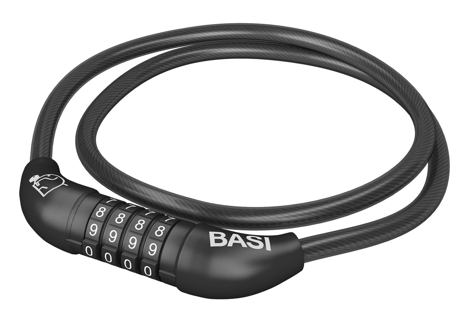 BASI 6990-0313 ZR 313 Fahrrad Spiralkabel Zahlenschloss 8 x 650mm Fahrradschloss