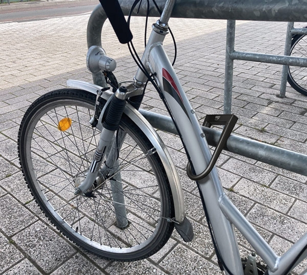 BASI 6990-0315 Bügelschloss ZR 315 Vinylummantelung Fahrradschloss E-Bike