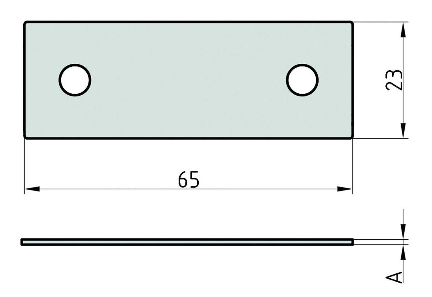 BASI Set Zusatz Distanzplatten Weiß 5 x 1,0mm 5 x 2,0mm