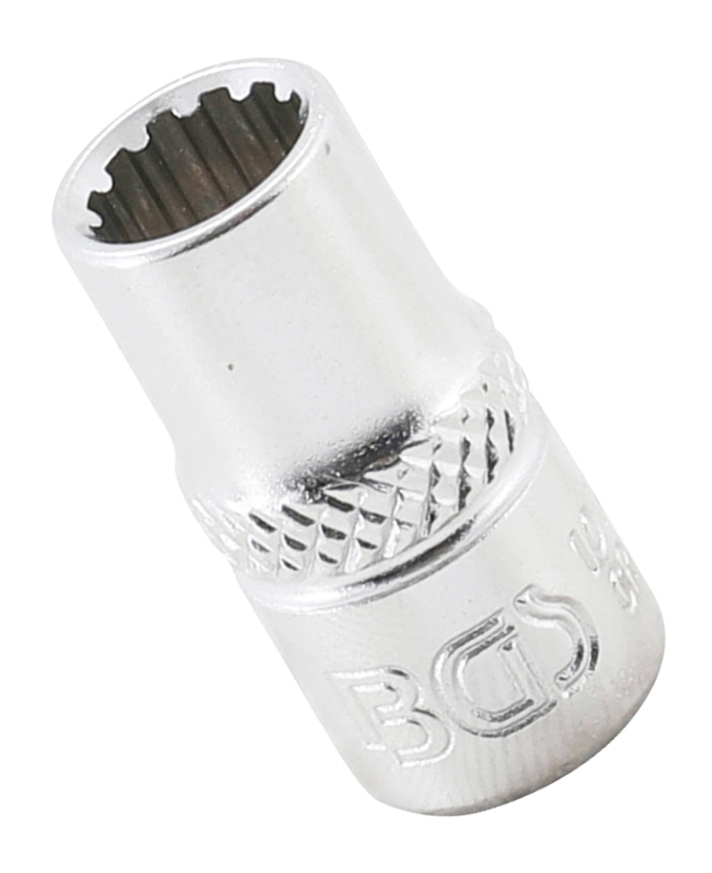 BGS 10107 Nuss / Stecknuss / Steckschlüsseleinsatz Gear Lock SW 7mm Antrieb 6,3mm (1/4")