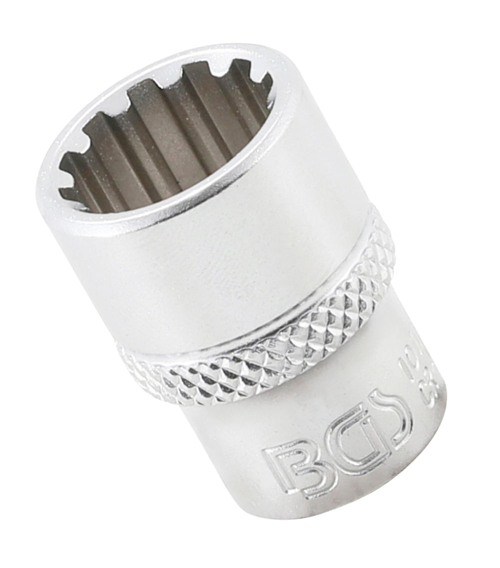 BGS 10112 Nuss / Stecknuss / Steckschlüsseleinsatz Gear Lock SW 12mm Antrieb 6,3mm (1/4")