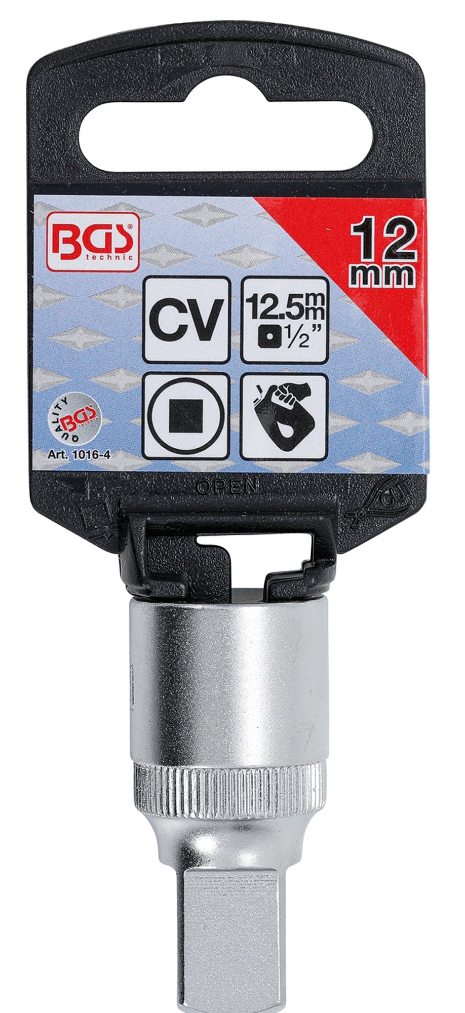 BGS 1016-4 Öldienstschlüssel Vierkant Nuss 12mm Antrieb 12,5mm (1/2")