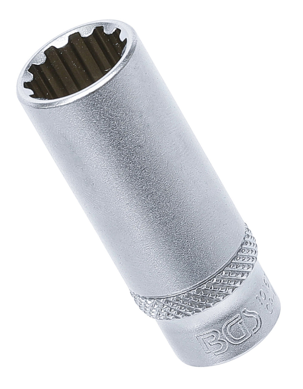 BGS 10163 Nuss / Stecknuss / Steckschlüsseleinsatz Gear Lock tief SW 13mm Antrieb 6,3mm (1/4")