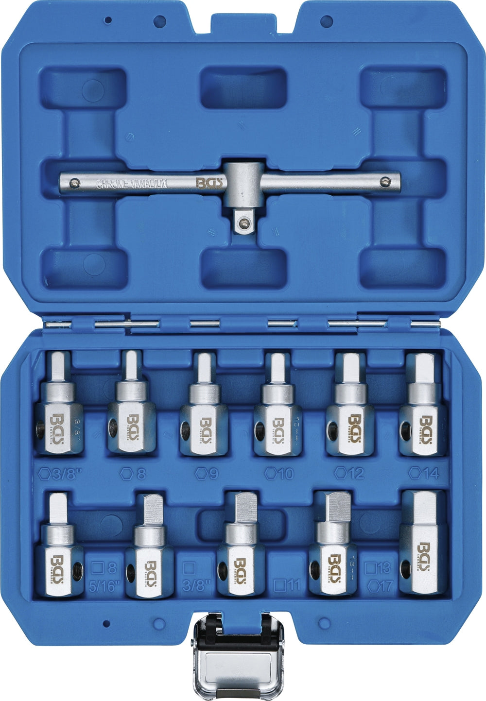 BGS 1017 Satz Universalschlüssel für den Öldienst 12 teilig