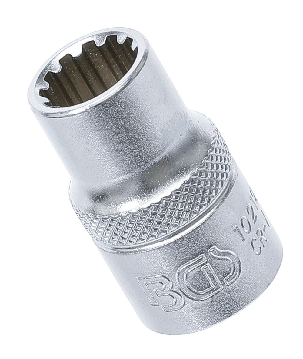 BGS 10212 Nuss / Stecknuss / Steckschlüsseleinsatz Gear Lock SW 12mm Antrieb 12,5mm (1/2")