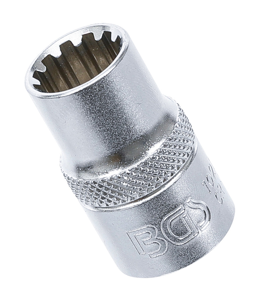 BGS 10213 Nuss / Stecknuss / Steckschlüsseleinsatz Gear Lock SW 13mm Antrieb 12,5mm (1/2")