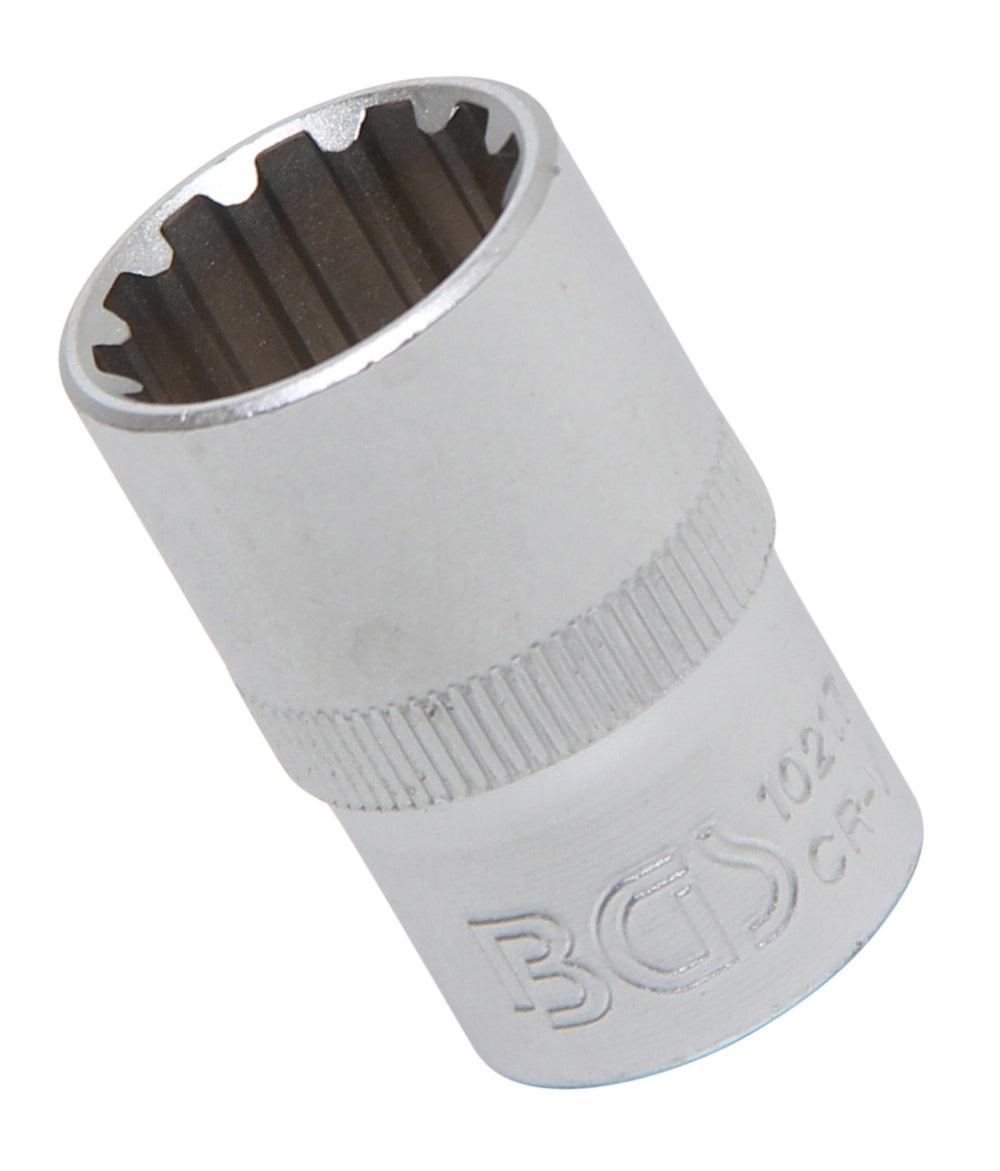BGS 10217 Nuss / Stecknuss / Steckschlüsseleinsatz Gear Lock SW 17mm Antrieb 12,5mm (1/2")