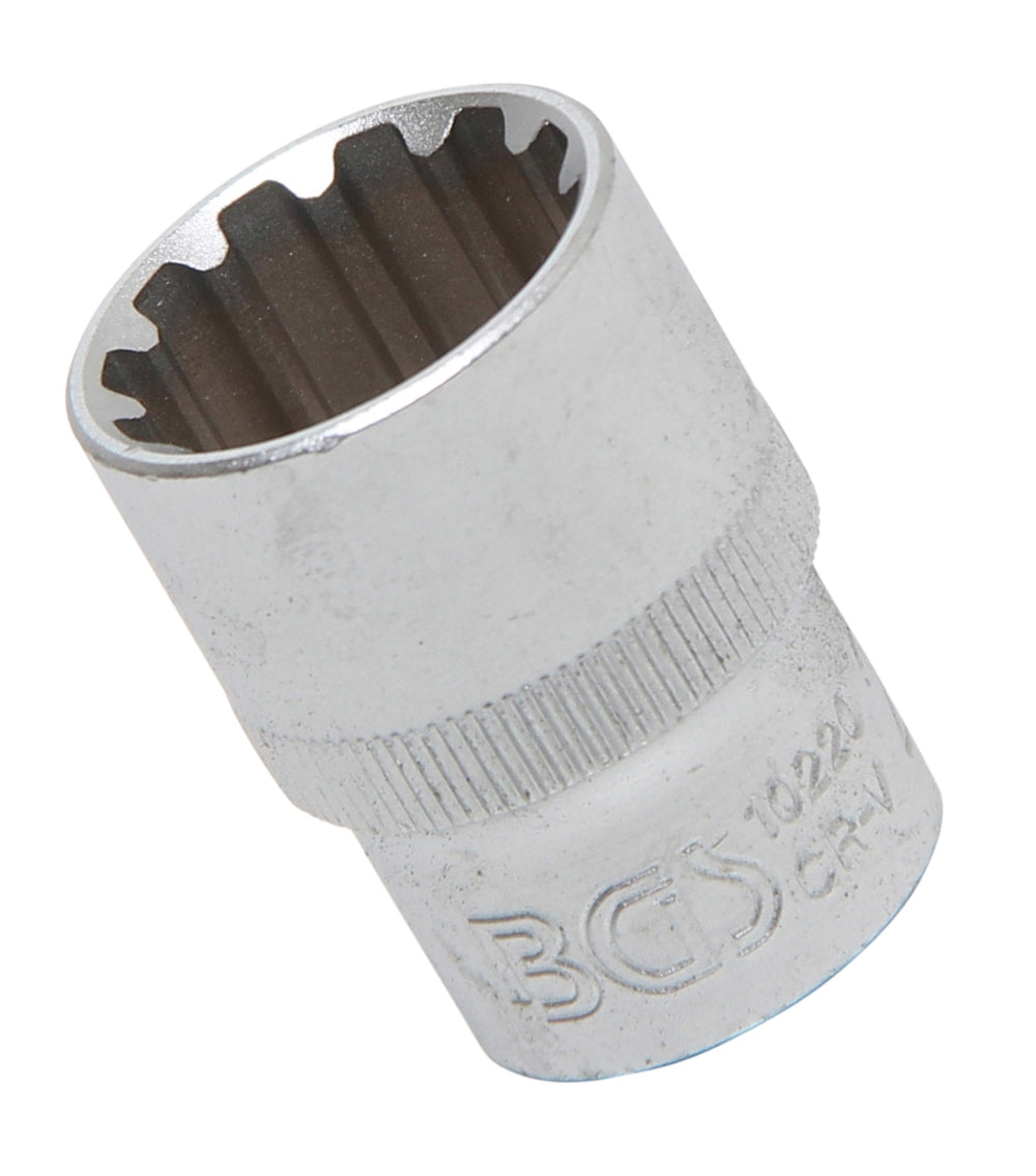BGS 10220 Nuss / Stecknuss / Steckschlüsseleinsatz Gear Lock SW 20mm Antrieb 12,5mm (1/2")