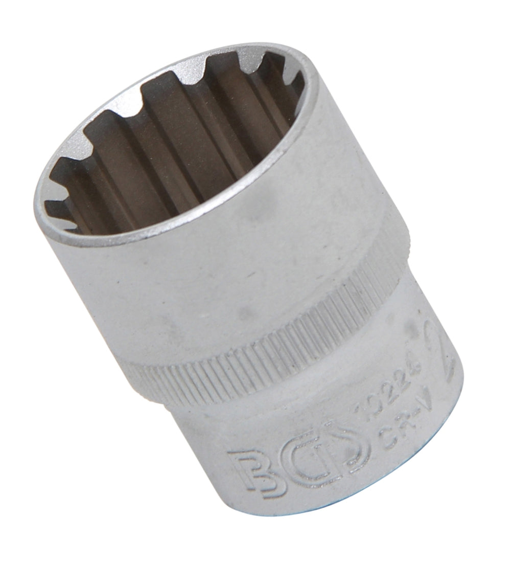 BGS 10224 Nuss / Stecknuss / Steckschlüsseleinsatz Gear Lock SW 24mm Antrieb 12,5mm (1/2")