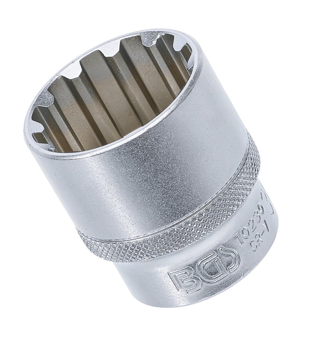 BGS 10230 Nuss / Stecknuss / Steckschlüsseleinsatz Gear Lock SW 30mm Antrieb 12,5mm (1/2")