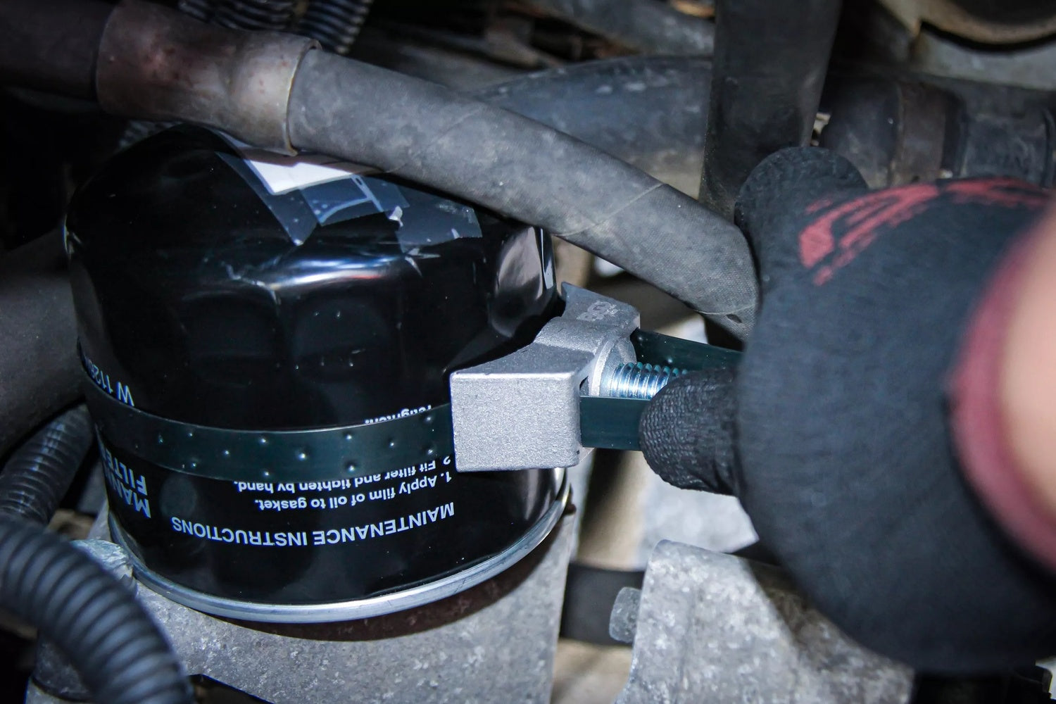 BGS 1027 Universal Ölfilterschlüssel mit Federbandstahl Ø110-155mm