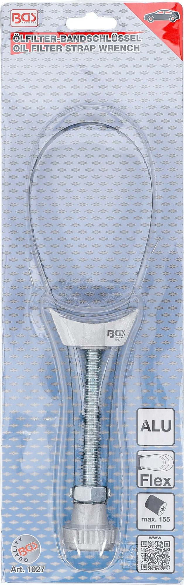 BGS 1027 Universal Ölfilterschlüssel mit Federbandstahl Ø110-155mm