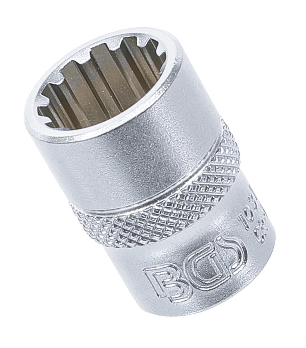 BGS 10313 Nuss / Stecknuss / Steckschlüsseleinsatz Gear Lock SW 13mm Antrieb 10mm (3/8")