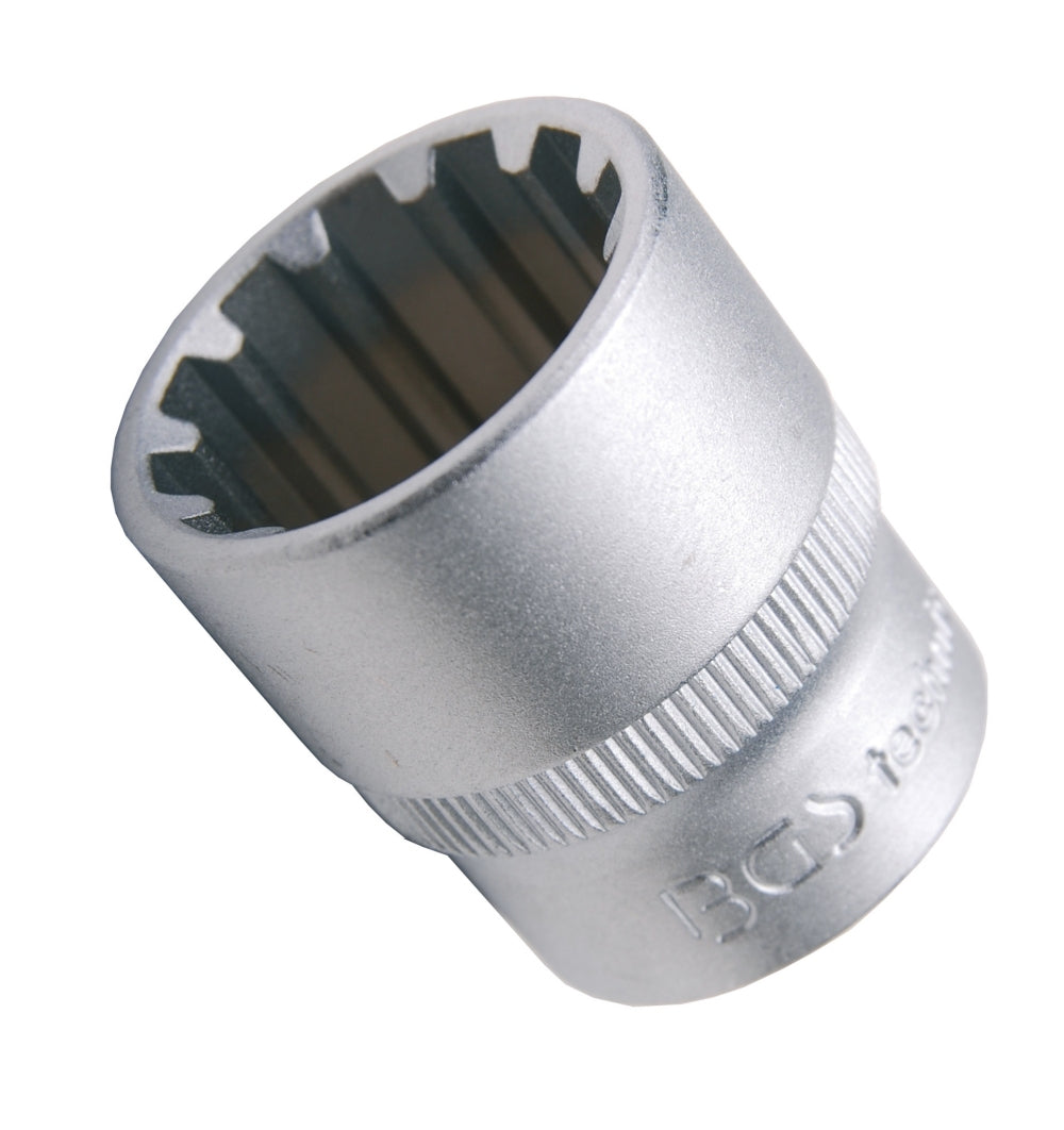 BGS 10319 Nuss / Stecknuss / Steckschlüsseleinsatz Gear Lock SW 19mm Antrieb 10mm (3/8")