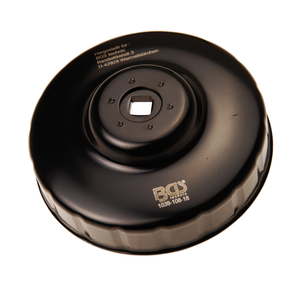 BGS 1039-108-18 Ölfilterschlüssel 18-kant Ø 108mm für Renault