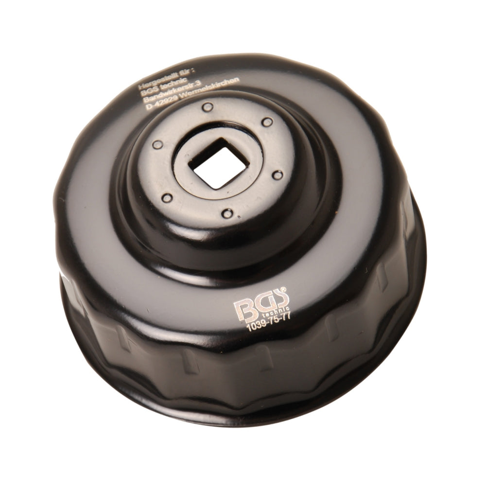 BGS 1039-75-77 Ölfilterschlüssel 15-kant Ø 75 - 77mm für Audi Ford Isuzu Mercedes-Benz Opel VW