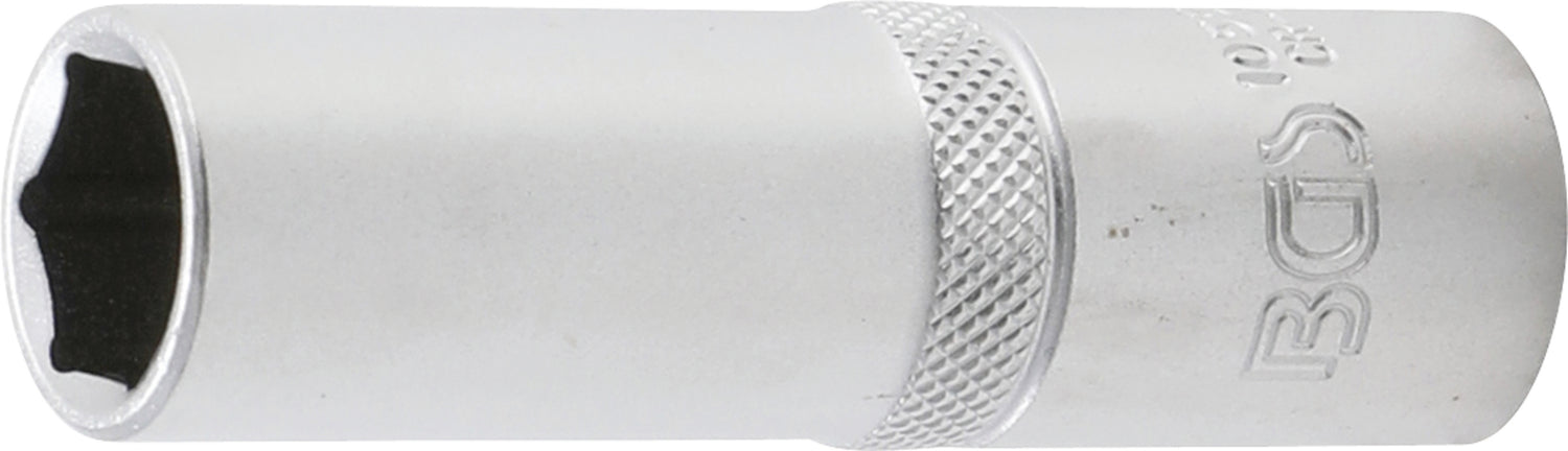 BGS 10555 Nuss / Stecknuss / Steckschlüsseleinsatz lang/tief 15mm Antrieb 12,5mm (1/2") matt