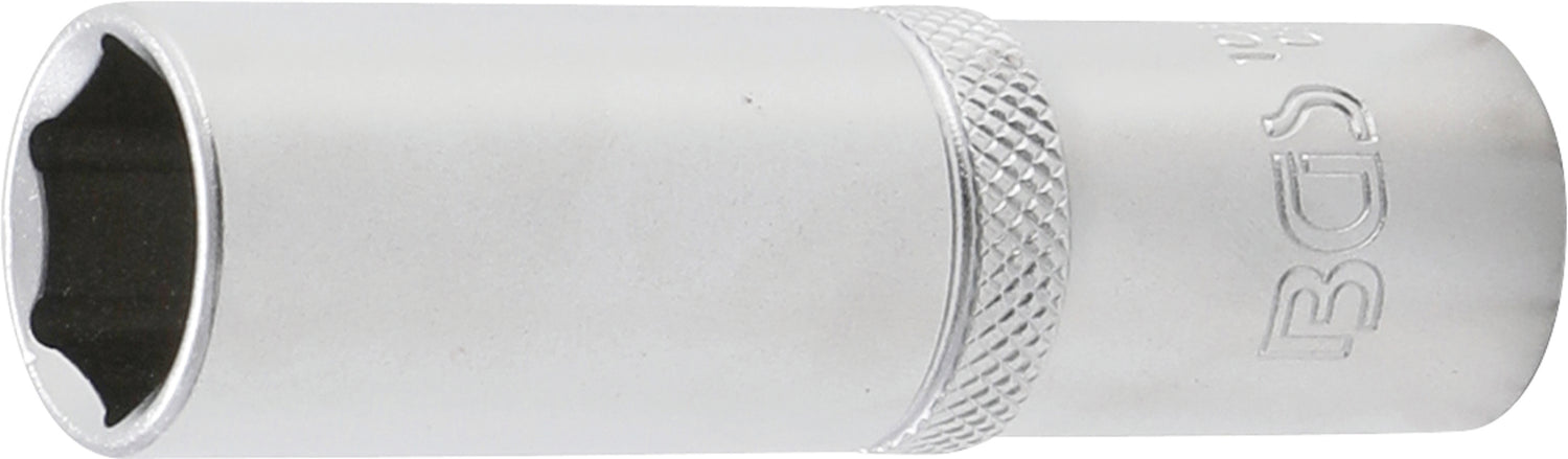 BGS 10556 Nuss / Stecknuss / Steckschlüsseleinsatz lang/tief 16mm Antrieb 12,5mm (1/2") matt
