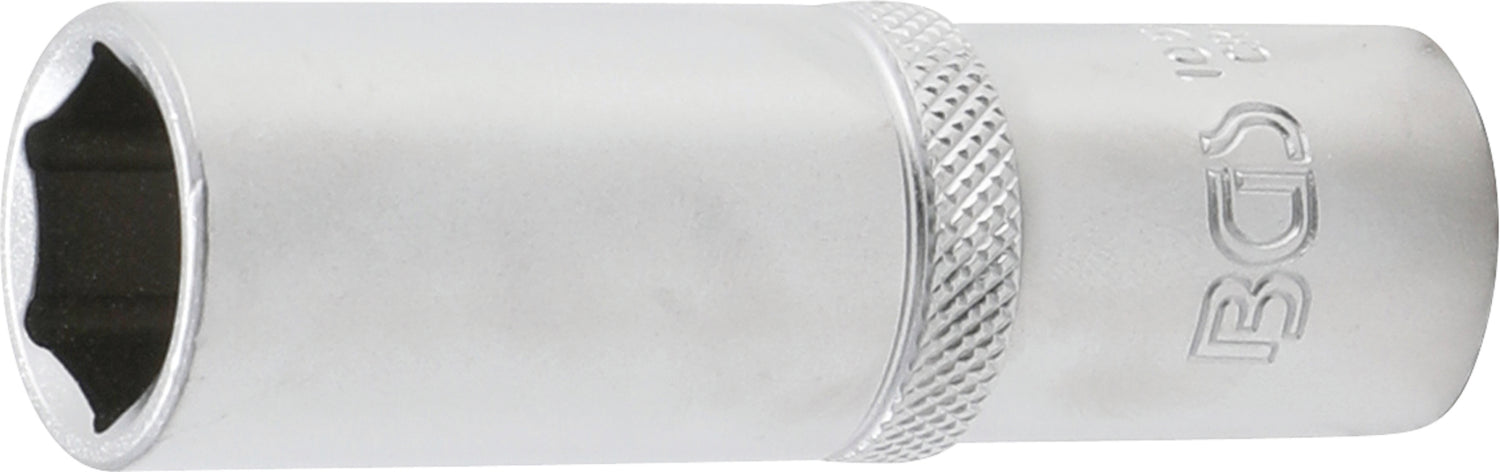 BGS 10557 Nuss / Stecknuss / Steckschlüsseleinsatz lang/tief 17mm Antrieb 12,5mm (1/2") matt