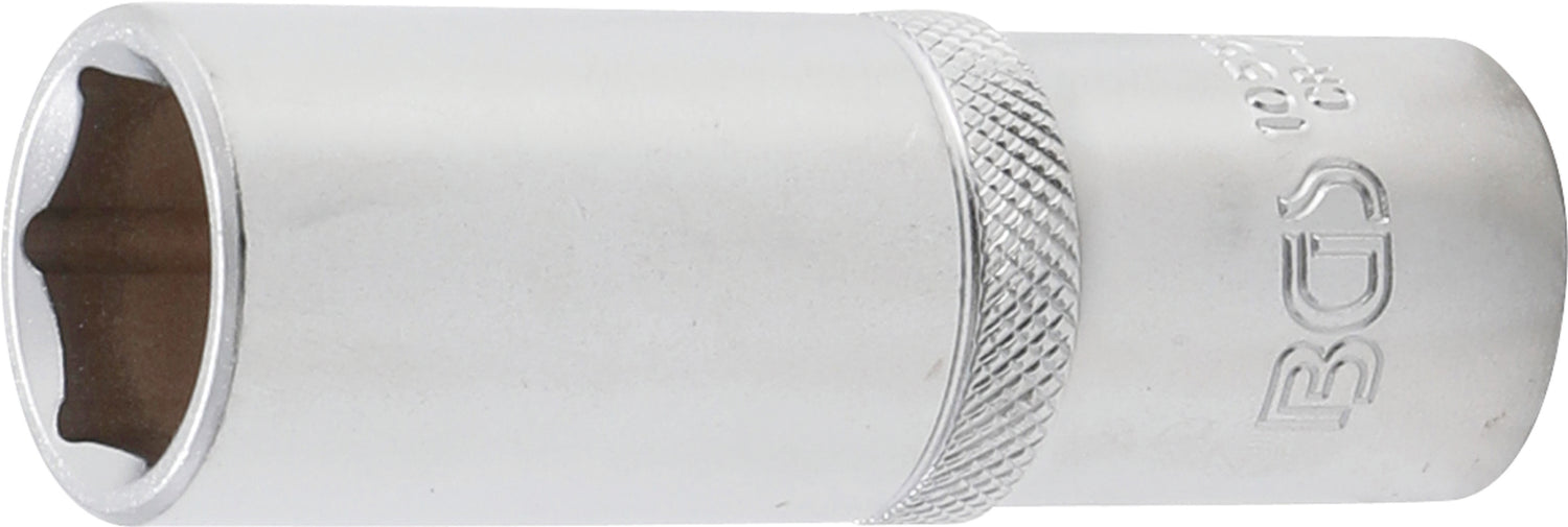 BGS 10558 Nuss / Stecknuss / Steckschlüsseleinsatz lang/tief 18mm Antrieb 12,5mm (1/2") matt