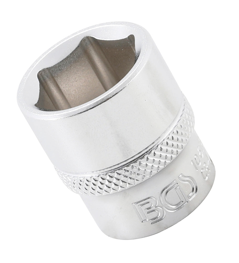 BGS 10618 Nuss / Stecknuss / Steckschlüsseleinsatz Sechskant SW 18mm Antrieb 10mm (3/8")