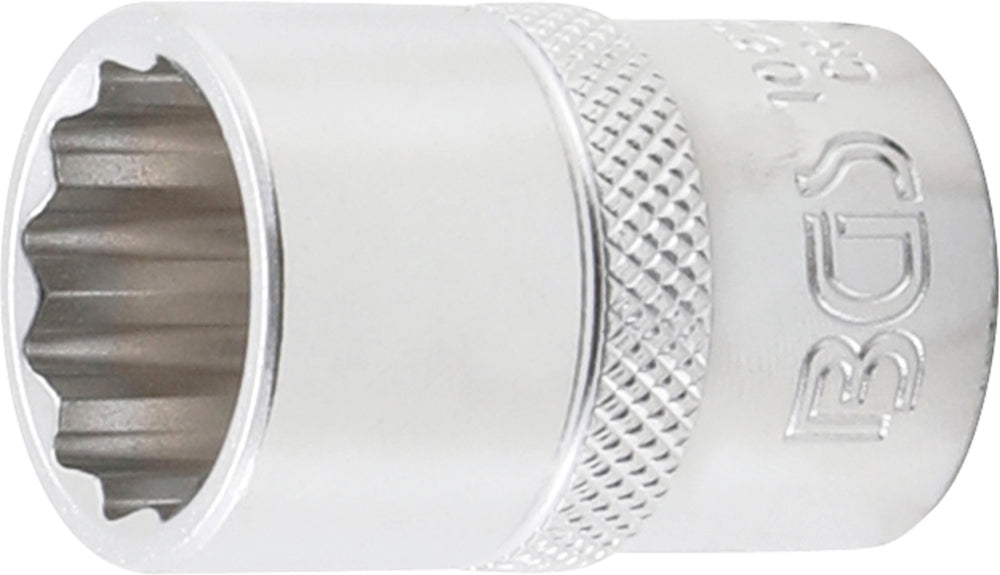 BGS 10638 Nuss / Stecknuss / Steckschlüsseleinsatz 18mm Zwölfkant Antrieb 12,5mm (1/2")