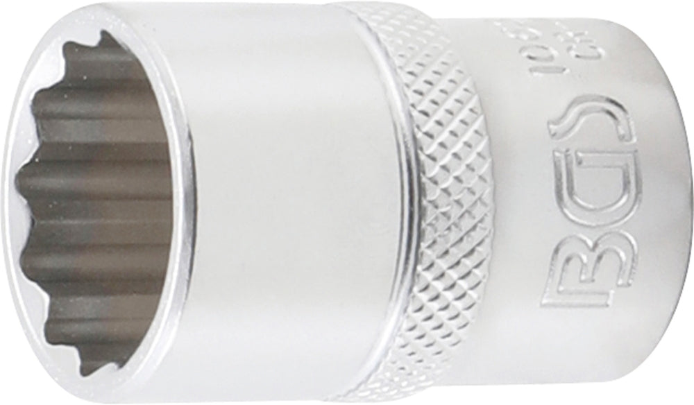 BGS 10639 Nuss / Stecknuss / Steckschlüsseleinsatz 19mm Zwölfkant Antrieb 12,5mm (1/2")