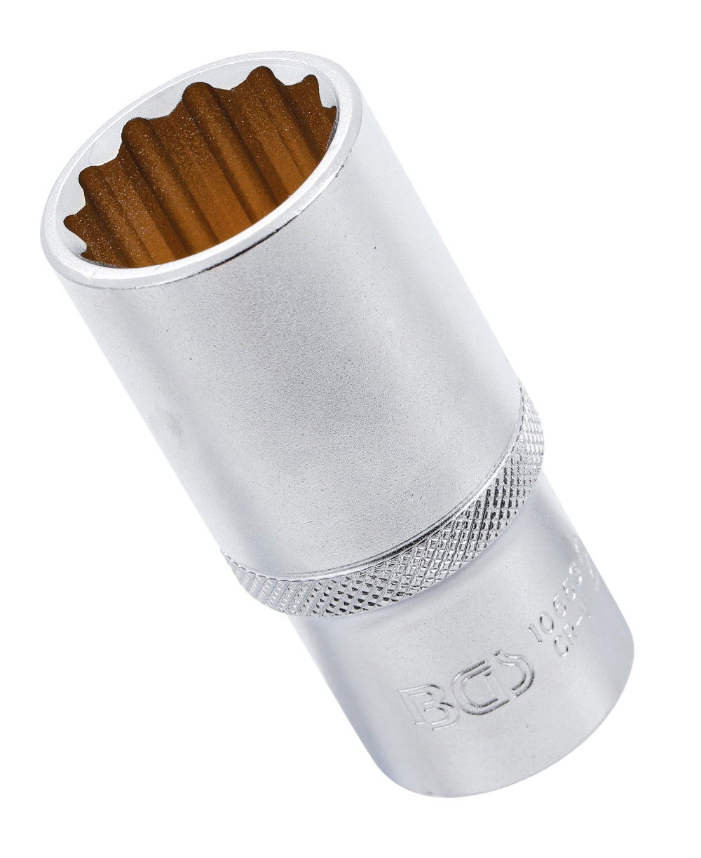 BGS 10663 Nuss / Stecknuss / Steckschlüsseleinsatz Zwölfkant tief SW 26mm Antrieb 12,5mm (1/2")